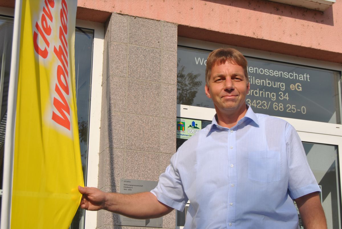 Thomas Meinhardt, Vorstand der WGE. Thomas Meinhardt, Vorstand der WGE.